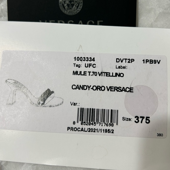 Versace Candy Pink Mules - Picture 2 of 7